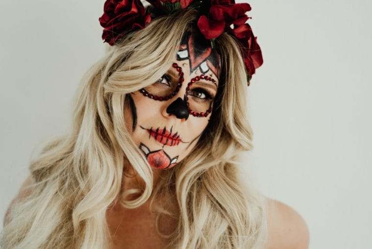 maquillaje de día de muertos