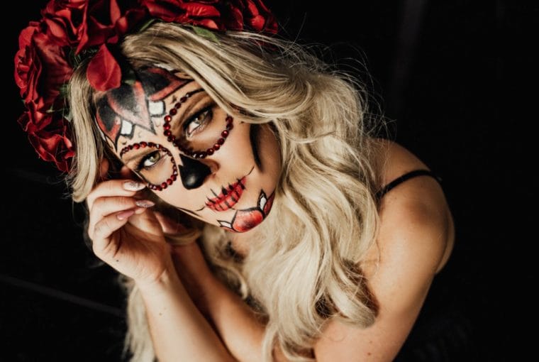 maquillaje de día de muertos