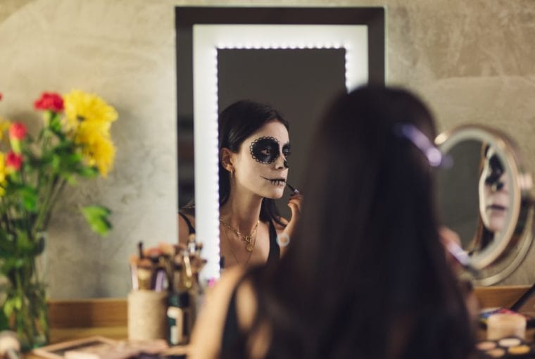 maquillaje de día de muertos