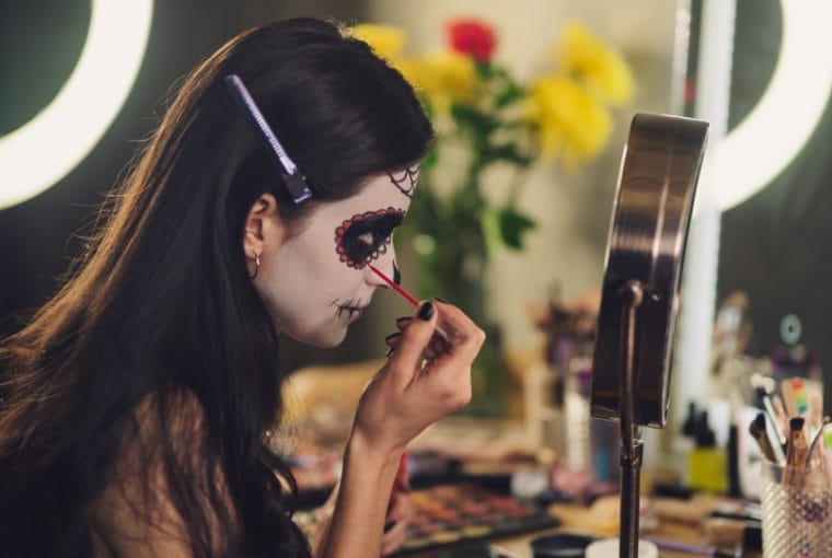 maquillaje de día de muertos