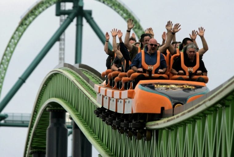 montañas rusas mas rapidas