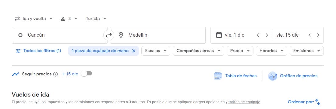 google flights