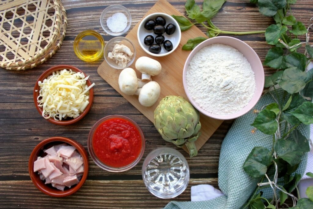 Ingredientes para un snack delicioso.