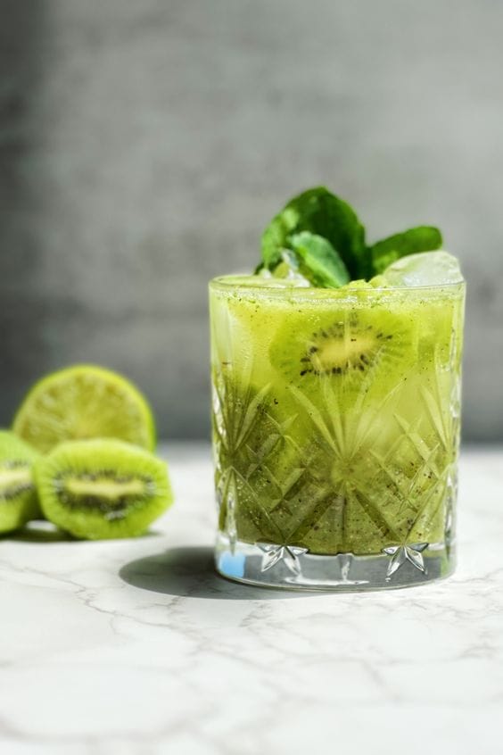 Moktail de kiwi,